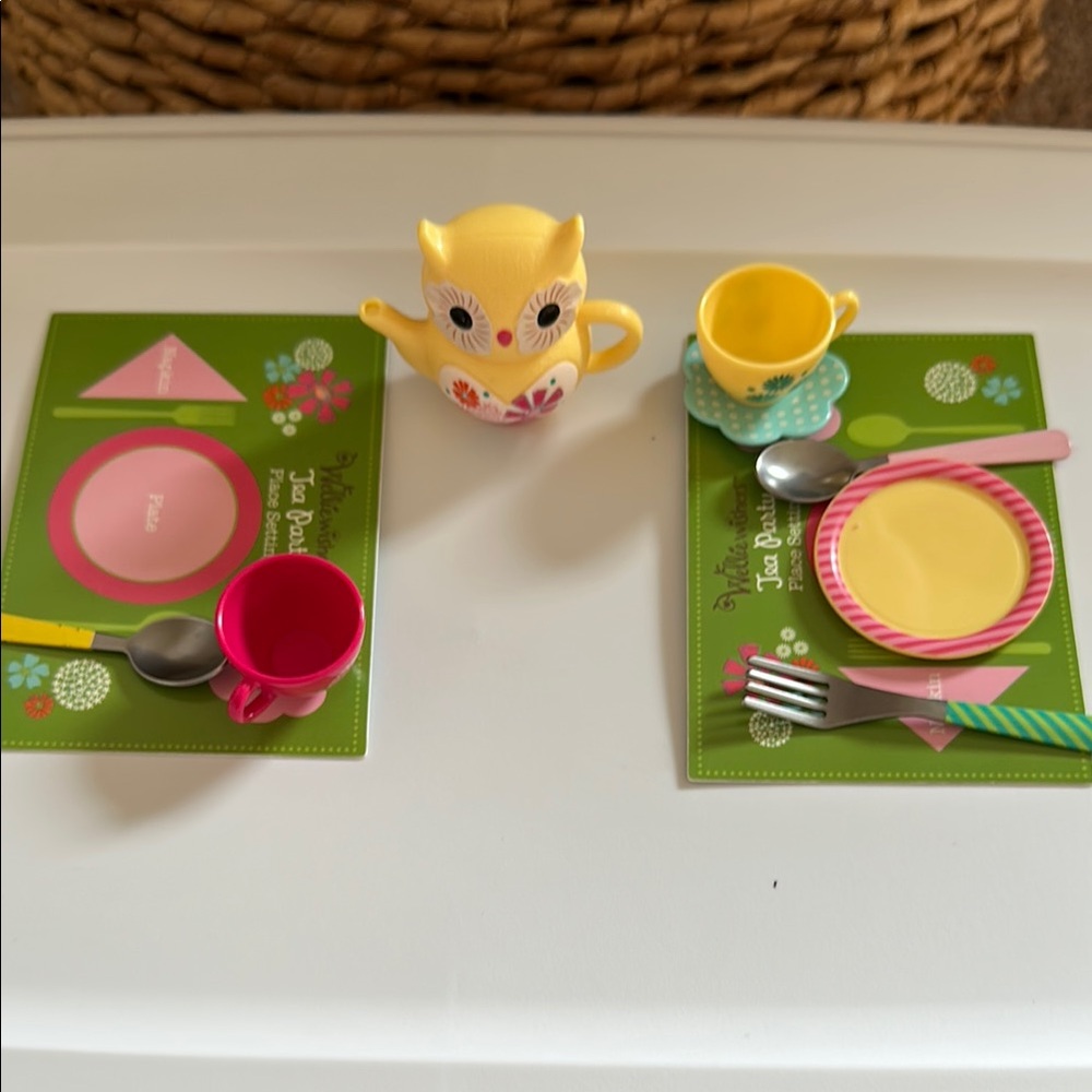 American Girl WellieWisher tea party set